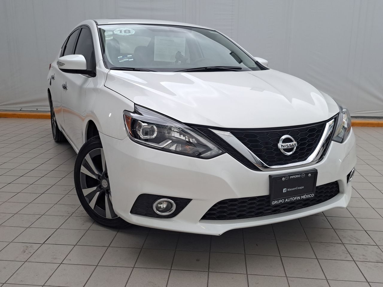 2018 Nissan SENTRA 4 PTS EXCLUSIVE CVT AAC AUT GPS PIEL QC F LED RA-17