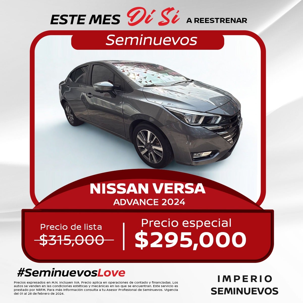 NISSAN VERSA ADVANCE 2024