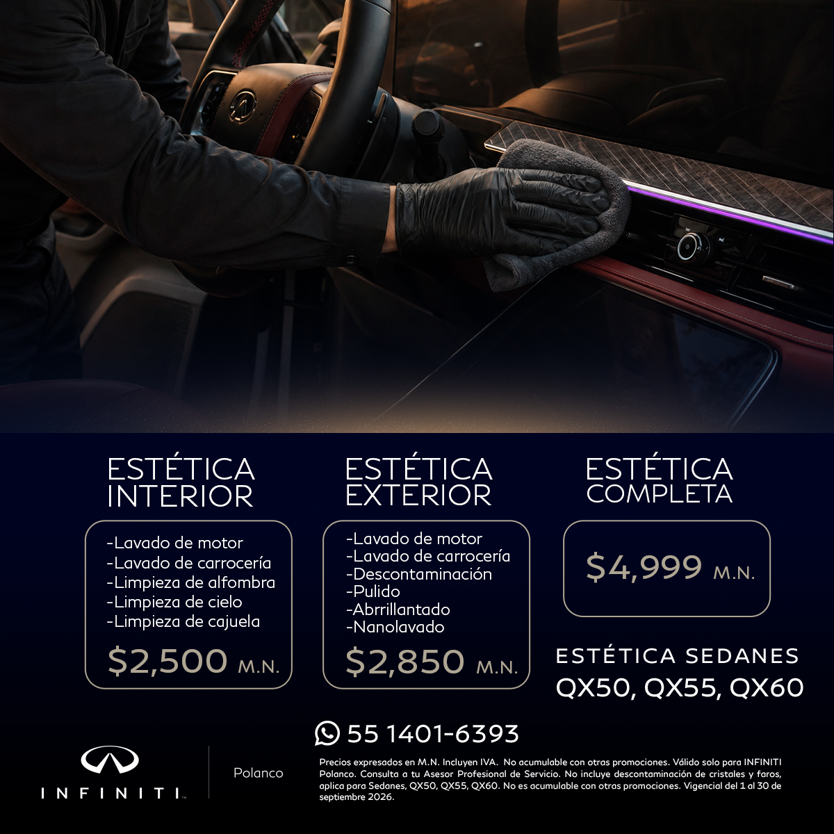 Estética completa por solo $4,999